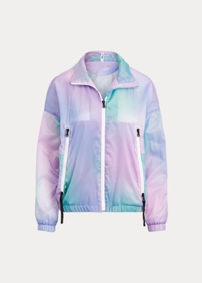 Chaquetas Ralph Lauren Mujer Morados Multicolor - Water-Repellent Golf - UWMBN8219